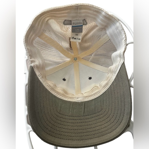 Columbia PFG American Flag Fish Pattern Meshback Hat Fitted Size L/XL - Picture 3 of 5